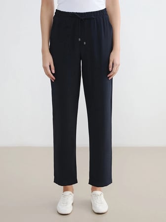 LCW EVERYDAY Lacivert Beli Lastikli Kadın Pantolon
