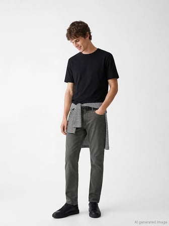 LCW Jeans Haki 779 Regular Fit Erkek Jean Pantolon