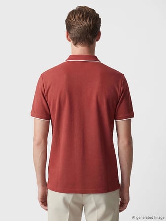SOUTHBLUE Kırmızı Polo Yaka Erkek Tişört