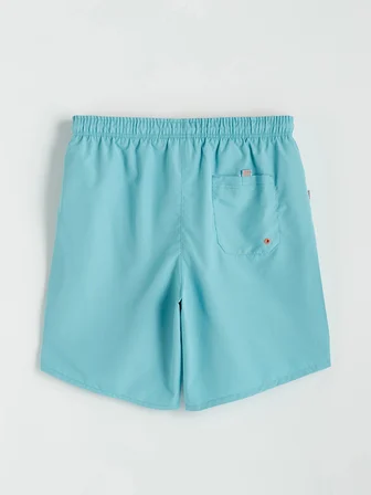 LCW SWIMWEAR Mavi Diz Hizası Boy Erkek Deniz Şortu
