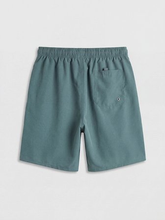 LCW SWIMWEAR Petrol Diz Hizası Boy Erkek Deniz Şortu
