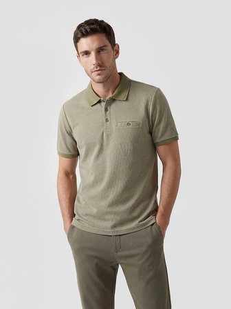 LCWAIKIKI Classic Yeşil Polo Yaka Erkek Tişört