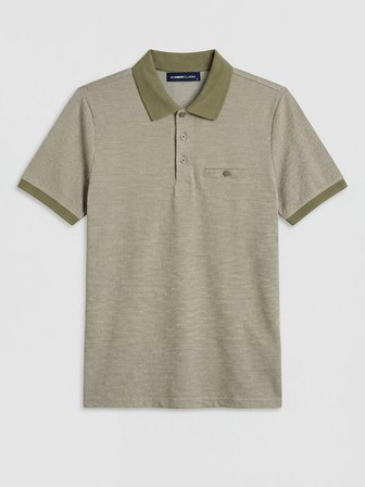 LCWAIKIKI Classic Yeşil Polo Yaka Erkek Tişört