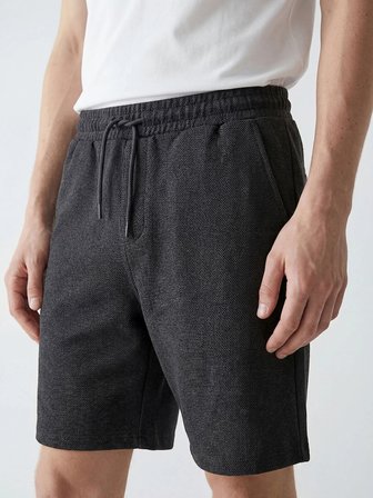 XSIDE Antrasit Standart Kalıp Erkek Şort