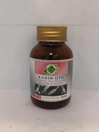 Black Cohosh Kadın Otu Toz Ekstresi 100 gr Cam