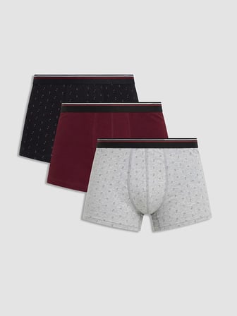 LC WAIKIKI Siyah Standart Kalıp Erkek Boxer 3'lü