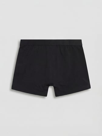 LC WAIKIKI Siyah Regular Fit Pamuklu Esnek Erkek 3'lü Boxer