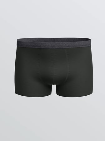 LC WAIKIKI Antrasit Standart Kalıp Pamuklu Esnek Erkek Boxer 3'lü