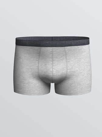 LC WAIKIKI Antrasit Standart Kalıp Pamuklu Esnek Erkek Boxer 3'lü