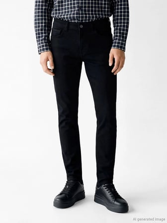 LCW Jeans Siyah 760 Slim Fit Erkek Jean Pantolon