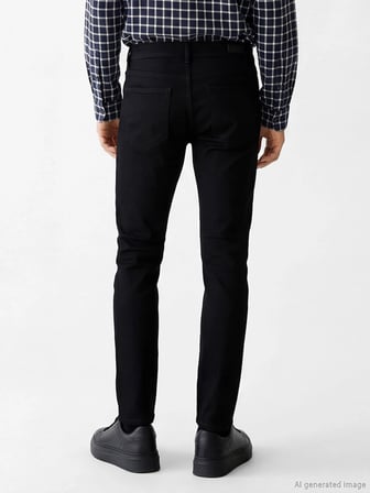 LCW Jeans Siyah 760 Slim Fit Erkek Jean Pantolon