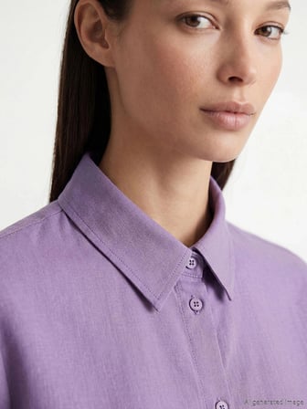 LCW EVERYDAY Lila Regular Fit Kadın Gömlek Tunik