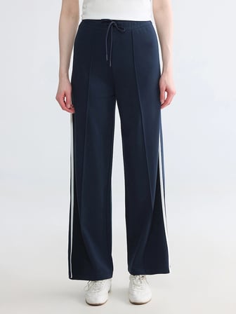 LCW Modest Lacivert Beli Lastikli Soft Touch Kadın Eşofman Altı