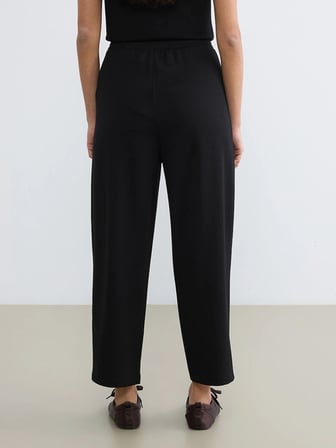 LCW Modest Siyah Beli Lastikli Soft Touch Kadın Eşofman Altı