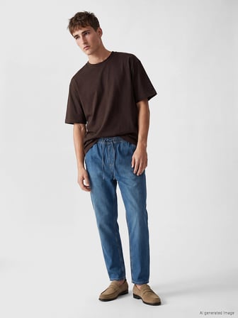 LCW Jeans İndigo Straight Fit Erkek Jean Pantolon