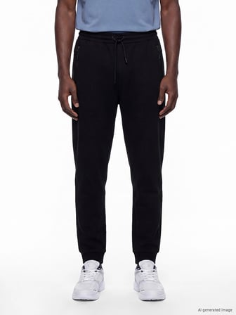 XSIDE ACTIVE Siyah Standart Kalıp Erkek Jogger Eşofman Altı
