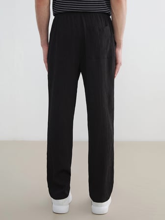 XSIDE Siyah Baggy Fit Erkek Pantolon