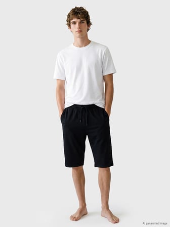 LC WAIKIKI Siyah Regular Fit Erkek Şort