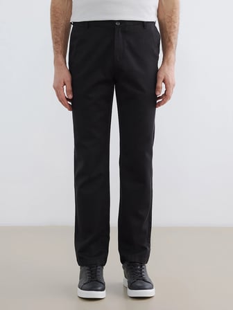 LCWAIKIKI Classic Siyah Regular Fit Erkek Chino Pantolon