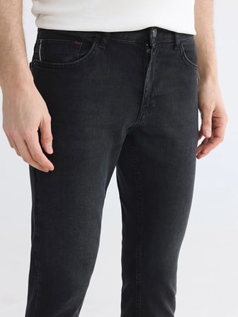 LCW Jeans Siyah 750 Slim Fit Erkek Jean Pantolon