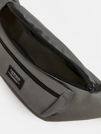 LCW ACCESSORIES Gri Çift Fermuarlı Erkek Bel Çantası