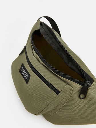 LCW ACCESSORIES Haki Çift Fermuarlı Erkek Bel Çantası