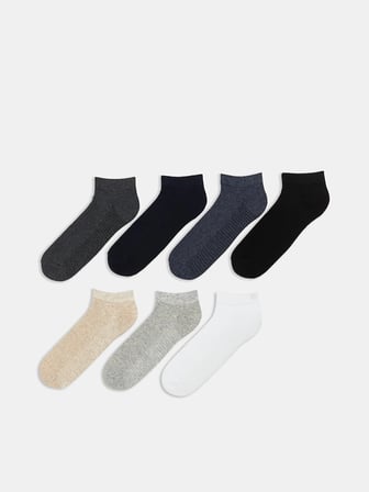 LCW ACCESSORIES Karışık Erkek Patik Çorap 7'li