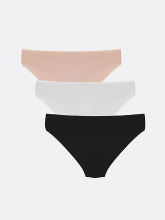 LCW DREAM Pembe Düz Bikini Külot 3'lü