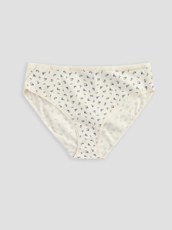 LCW DREAM Ekru Desenli Bikini Külot 3'lü