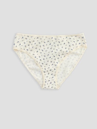 LCW DREAM Ekru Desenli Bikini Külot 5'li