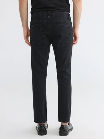 LCW Jeans Siyah 750 Slim Fit Erkek Jean Pantolon