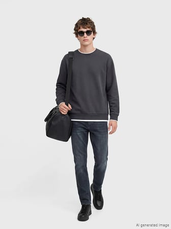 LCW Jeans Siyah 750 Slim Fit Erkek Jean Pantolon