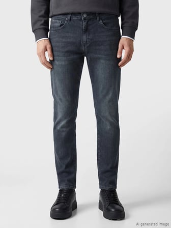 LCW Jeans Siyah 750 Slim Fit Erkek Jean Pantolon