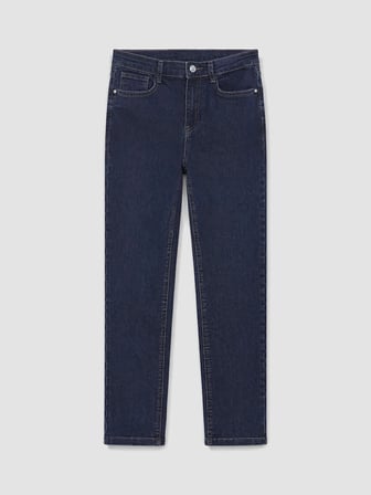 LCWAIKIKI Classic İndigo Yüksek Bel Slim Fit Kadın Jean Pantolon
