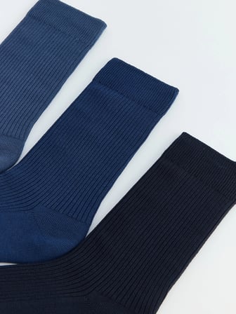 LCW ACCESSORIES Lacivert Erkek Soket Çorap 3'lü