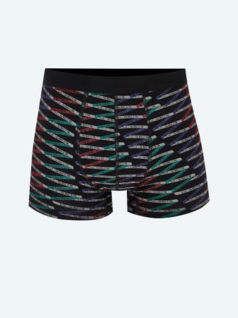 LC WAIKIKI Siyah Desenli Erkek Boxer 3'lü