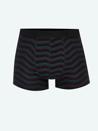 LC WAIKIKI Siyah Desenli Erkek Boxer 3'lü