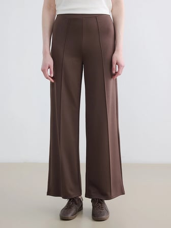 LCW Modest Kahverengi Beli Lastikli Soft Touch Kadın Eşofman Altı