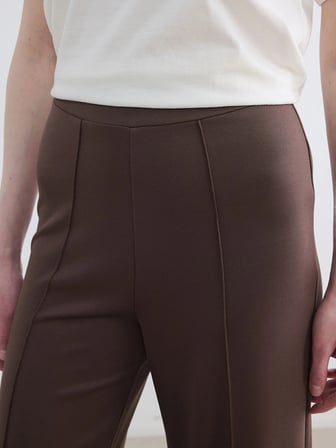 LCW Modest Kahverengi Beli Lastikli Soft Touch Kadın Eşofman Altı