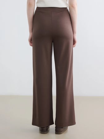 LCW Modest Kahverengi Beli Lastikli Soft Touch Kadın Eşofman Altı