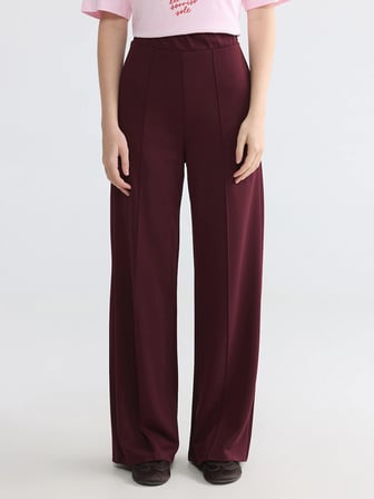 LCW Modest Mürdüm Beli Lastikli Soft Touch Kadın Eşofman Altı