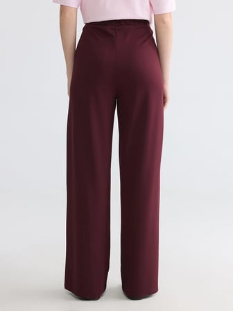 LCW Modest Mürdüm Beli Lastikli Soft Touch Kadın Eşofman Altı