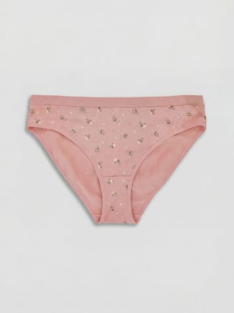 LCW Young Pembe Baskılı Bikini Külot 3'lü