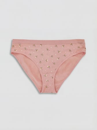 LCW Young Pembe Baskılı Bikini Külot 3'lü