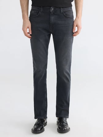 LCW Jeans Siyah 750 Slim Fit Erkek Jean Pantolon
