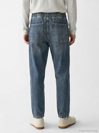 LCW Jeans İndigo Straight Fit Erkek Jean Pantolon