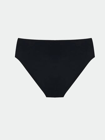 LCW DREAM Siyah Yüksek Bel Kadın Hipster Bikini Altı