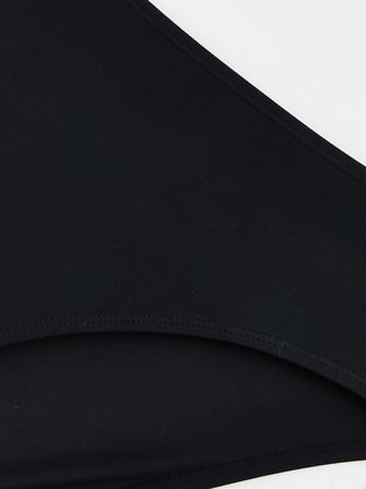 LCW DREAM Siyah Yüksek Bel Kadın Hipster Bikini Altı