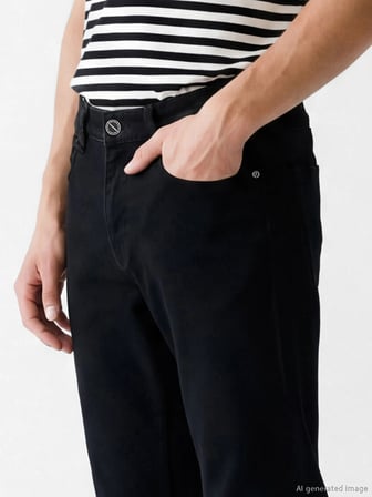 LCW Jeans Siyah 750 Slim Fit Erkek Jean Pantolon