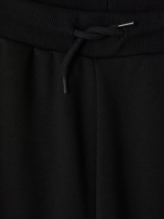 LCW Kids Siyah Beli Lastikli Kız Çocuk Jogger Eşofman Altı